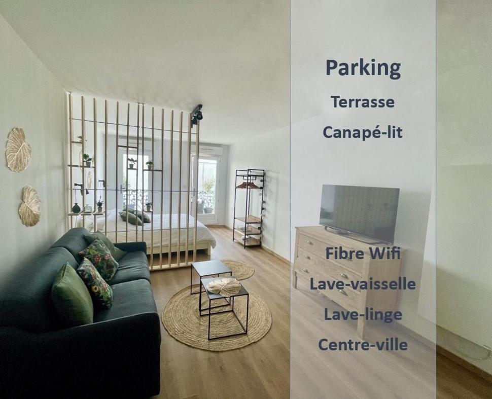 Alp Chartres - Grand Studio Avec Terrasse Et Parking Ngoại thất bức ảnh